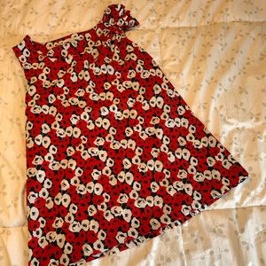 ❤️Red floral New York and Company blouse❤️